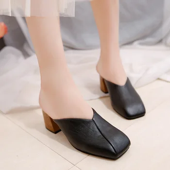2019 Newest Ho Heave Fashion Summer Women Solid Pumps Casual Popular Retro Square Toe Square Med Heel Slip On Shallow Sandals
2019 Newest Ho Heave Fashion Summer Women Solid Pumps Casual Popular Retro Square Toe Square Med Heel Slip On Shallow Sandals