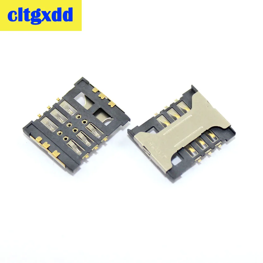 cltgxdd 2pcs Replacement 16.5*14 New sim card socket slot holder For lenovo A388T xiaomi 2 and other mobile tablet sd | Мобильные