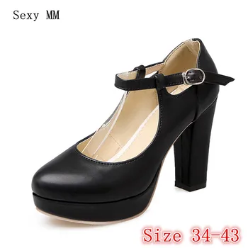Women High Heel Shoes Platform Pumps Woman Thin High Heels Party Wedding Shoes Ladies Kitten Heels Plus Size 34 - 40 41 42 43
Women High Heel Shoes Platform Pumps Woman Thin High Heels Party Wedding Shoes Ladies Kitten Heels Plus Size 34 - 40 41 42 43