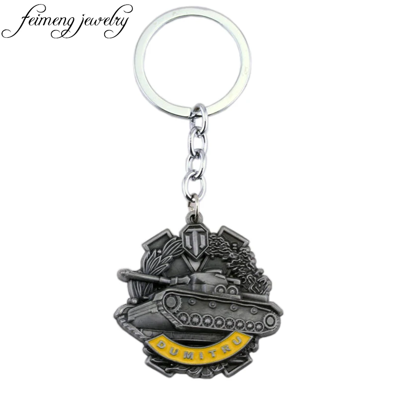 feimeng jewelry Online Game World of Tanks Keychain High Quality WOT Tank Flag Metal Keyring Fashion Car Key Chain For Boyfriend 
feimeng jewelry Online Game World of Tanks Keychain High Quality WOT Tank Flag Metal Keyring Fashion Car Key Chain For Boyfriend