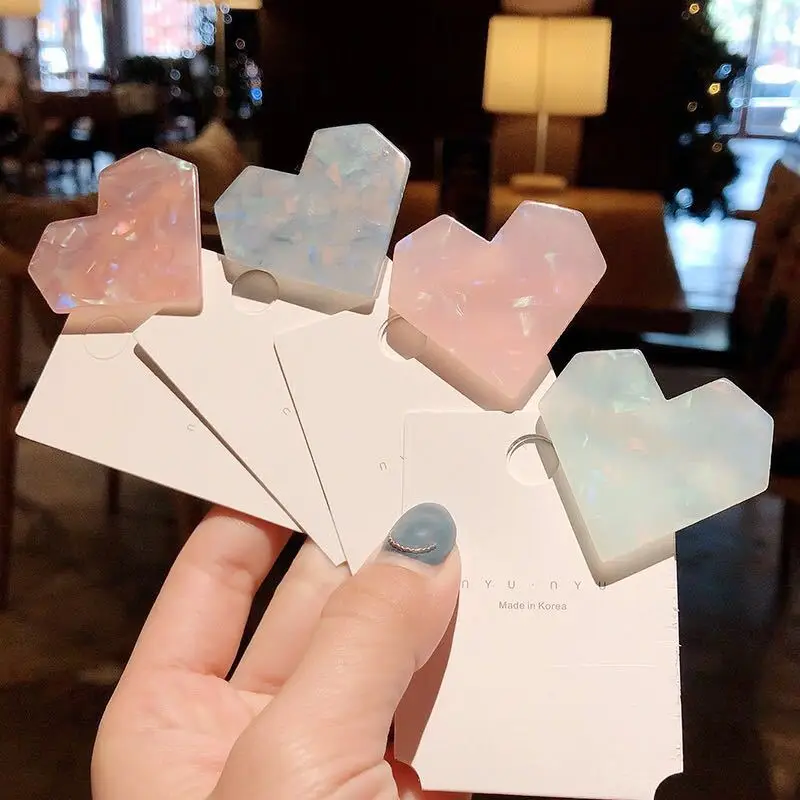 MuHan New Lovely Sweet Heart Acetate Hair Clips Hairpins Hair Accessories For Women Girls Gifts Jelly Candy Color Party Jewelry
MuHan New Lovely Sweet Heart Acetate Hair Clips Hairpins Hair Accessories For Women Girls Gifts Jelly Candy Color Party Jewelry