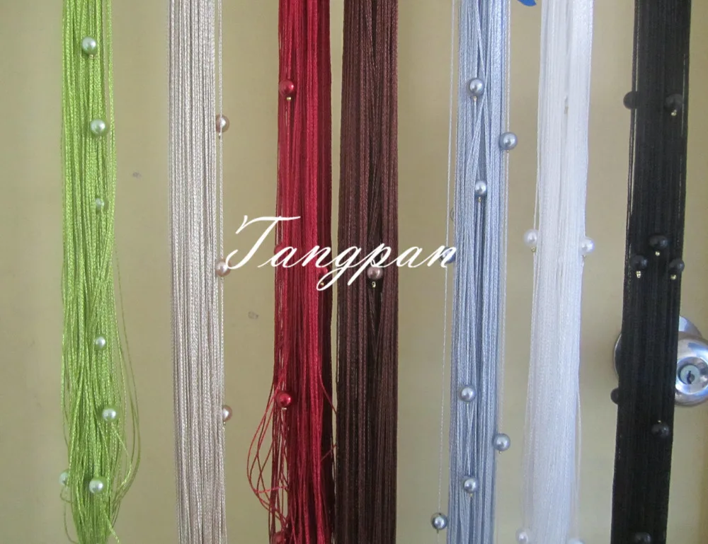 Tangpan 100cmX200cm 7 Colors Round Pearl BeadedsDecorative Door Curtain Room Divider Window Screen
Tangpan 100cmX200cm 7 Colors Round Pearl BeadedsDecorative Door Curtain Room Divider Window Screen