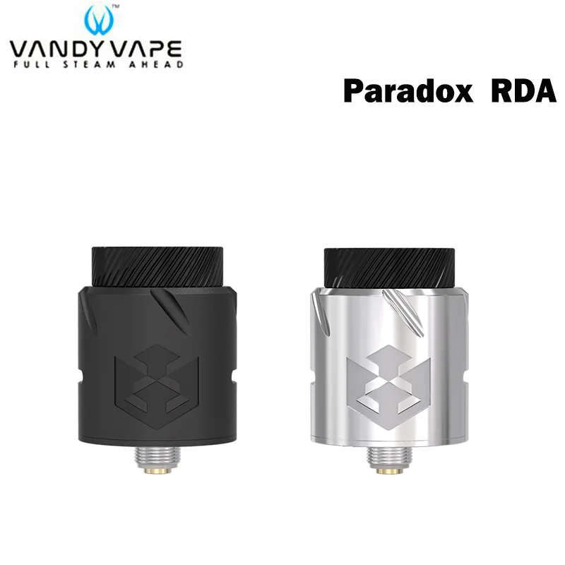 

Vandy Vape Paradox RDA Tank 1.5ml with 510/810/PEI Drip Tip VandyVape RDA Atomizer for DIY fans for E Cigs Box Mod Vape preorder