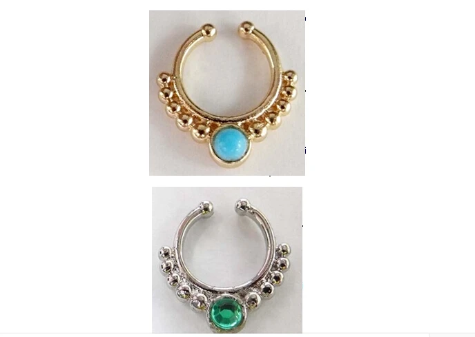 2015 Real Special Offer Trendy Plant Fake Piercing Clip On Fake Septum For Clicker Non Piercing Nose Ring Hoop Cz Body Jewelry
2015 Real Special Offer Trendy Plant Fake Piercing Clip On Fake Septum For Clicker Non Piercing Nose Ring Hoop Cz Body Jewelry
