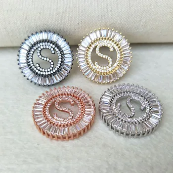 4Pcs Copper mirco pave cz zircon charms letter Pendants,Chic circle charms big initials S jewelry Findings DIY necklace PD795
4Pcs Copper mirco pave cz zircon charms letter Pendants,Chic circle charms big initials S jewelry Findings DIY necklace PD795