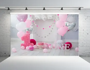First 1st birthday pink balloon room Backgrounds Vinyl cloth High quality Computer print party backdrop
First 1st birthday pink balloon room Backgrounds Vinyl cloth High quality Computer print party backdrop