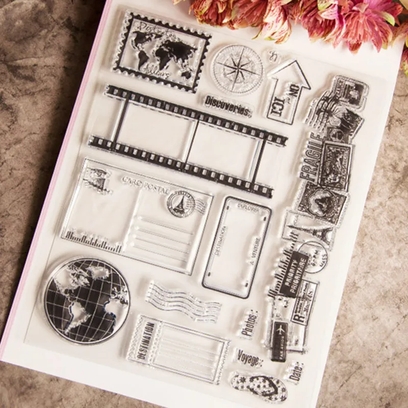 Craft tool Transparent Stamp vintage world travel earth map Clear stamps/seal for DIY Scrapbooking stamp album photo Decorative
Craft tool Transparent Stamp vintage world travel earth map Clear stamps/seal for DIY Scrapbooking stamp album photo Decorative