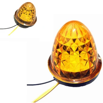 Red and Amber 2X 3" 16-LED Truck Side Marker Lights Beehive Dome Clearance Cab Roof 24V 12V
Red and Amber 2X 3" 16-LED Truck Side Marker Lights Beehive Dome Clearance Cab Roof 24V 12V