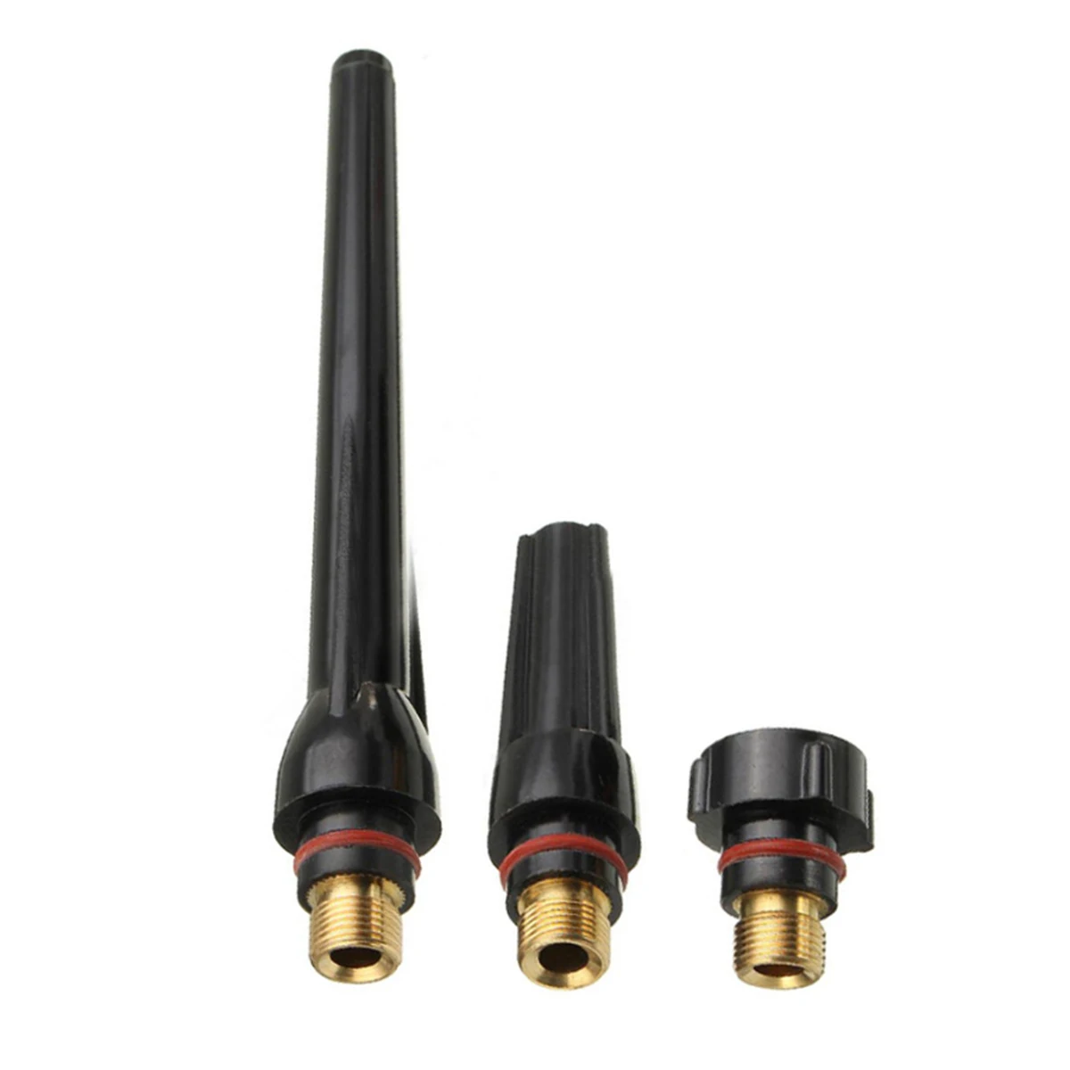 3pcs TIG Welding Machine Accessories Welding Torch Long Mid Short Tig Back Caps 57Y02 57Y03 57Y04 For WP-17/18/26 Series 
3pcs TIG Welding Machine Accessories Welding Torch Long Mid Short Tig Back Caps 57Y02 57Y03 57Y04 For WP-17/18/26 Series