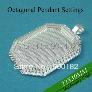 22x30mm Shiny Silver Rectangle Octagonal Blank Pendant Trays, Blank Tray Pendants, Cabochon Frame Settings
22x30mm Shiny Silver Rectangle Octagonal Blank Pendant Trays, Blank Tray Pendants, Cabochon Frame Settings