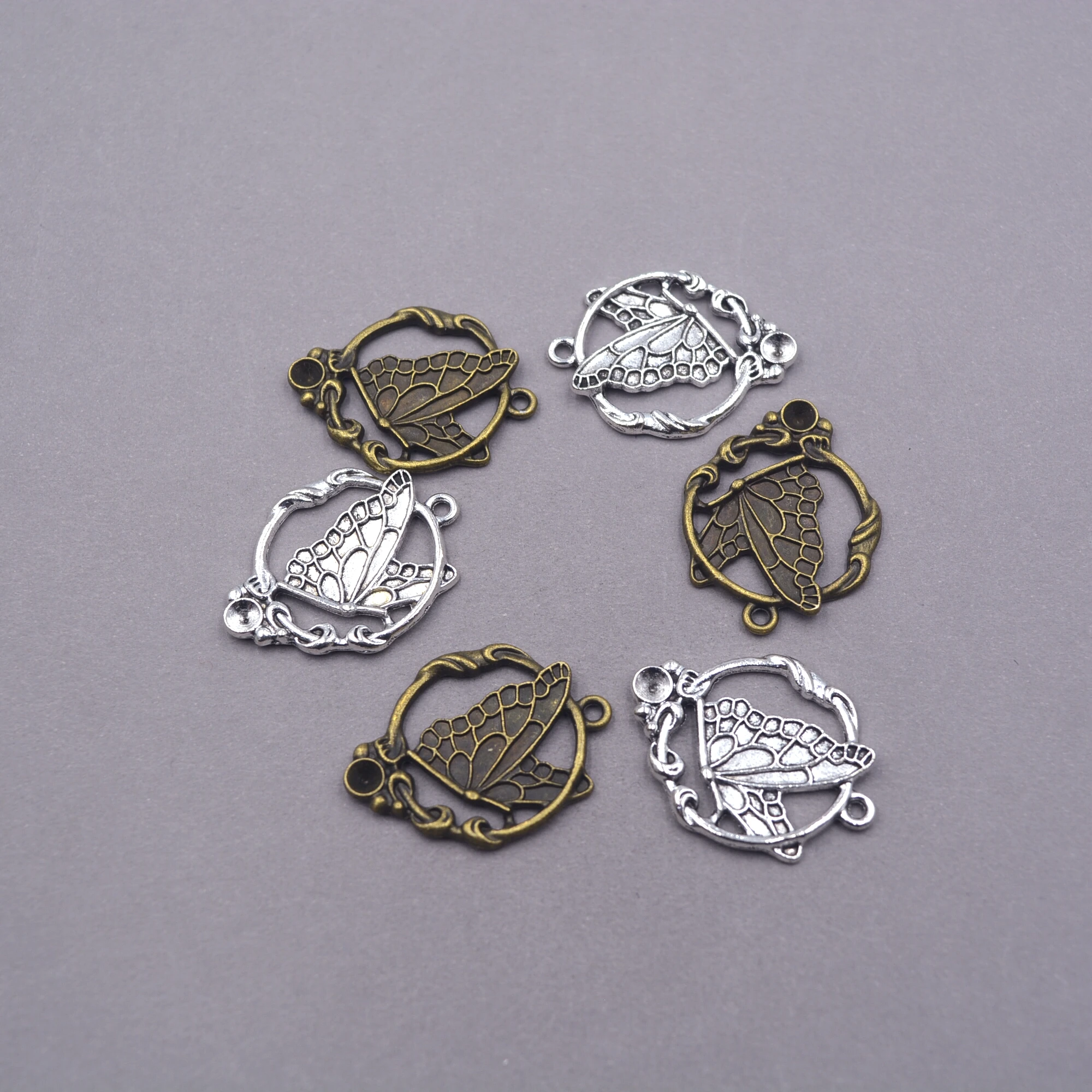 6pcs Alloy charms Butterfly charms Butterfly Pendants Fit Necklace & Pendant DIY Making
6pcs Alloy charms Butterfly charms Butterfly Pendants Fit Necklace & Pendant DIY Making