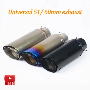 51mm 61mm Motorcycle 250mm Exhaust Pipe Escape Modified Universal Motorbike Laser Muffler For BMW S1000RR ER6N CBR1000RR R6 R1
51mm 61mm Motorcycle 250mm Exhaust Pipe Escape Modified Universal Motorbike Laser Muffler For BMW S1000RR ER6N CBR1000RR R6 R1