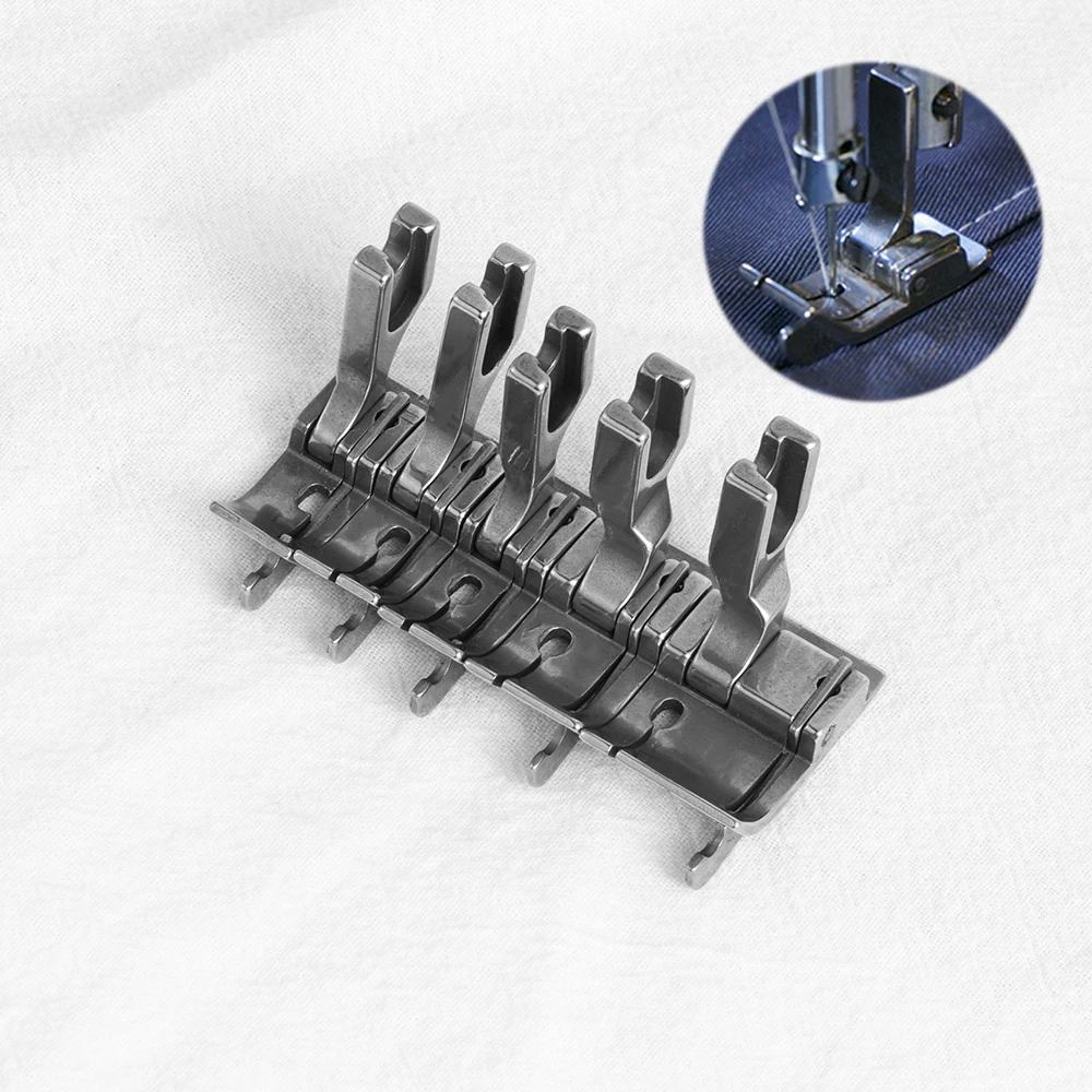 5 Sizes Multi-function RIGHT & WIDE Presser Foot Industrial Sewing Machine Parts Full Steel Lock Stitch Walking Foot
5 Sizes Multi-function RIGHT & WIDE Presser Foot Industrial Sewing Machine Parts Full Steel Lock Stitch Walking Foot