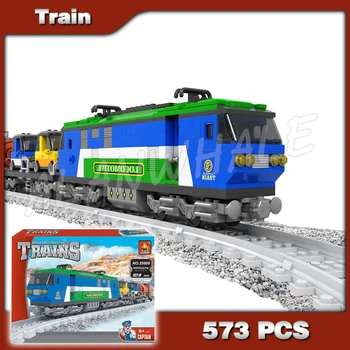573pcs Train Creator Classical Cargo Trains 25808 Blue Locomotive Model Building Blocks Bricks Railway Toys Compatible with Lago
573pcs Train Creator Classical Cargo Trains 25808 Blue Locomotive Model Building Blocks Bricks Railway Toys Compatible with Lago