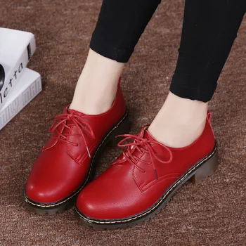 Nice Genuine Leather Shoes Women Brogues Oxfords Heels Round Toe Handmade Women Casual Shoes Leather
Nice Genuine Leather Shoes Women Brogues Oxfords Heels Round Toe Handmade Women Casual Shoes Leather
