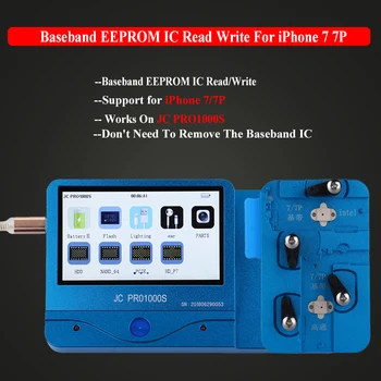 JC PRO1000S Baseband EEPROM IC Chip Programmer Read Write for iPhone 7 7P EEPROM IC Repair Tools
JC PRO1000S Baseband EEPROM IC Chip Programmer Read Write for iPhone 7 7P EEPROM IC Repair Tools