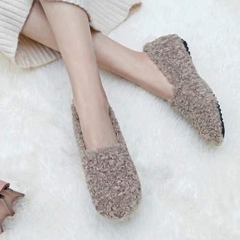 EshtonShero Women's Flats Shoes Woman Fur Flat Heels Round Toe Fashion Winter Autumn White Ladies Wedding Boat Shoes Size 3-10
EshtonShero Women's Flats Shoes Woman Fur Flat Heels Round Toe Fashion Winter Autumn White Ladies Wedding Boat Shoes Size 3-10