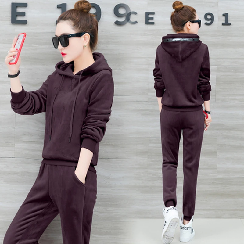 YICIYA Velvet 2 piece set tracksuits women 2pcs outfit sportswear winter co-ord set plus size hooded top and pant suits clothes
YICIYA Velvet 2 piece set tracksuits women 2pcs outfit sportswear winter co-ord set plus size hooded top and pant suits clothes