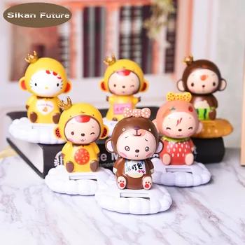 Car Ornament Solar Powered Dancing Shaking Head Cartoon Nod monkey Doll Automobile Auto Dashboard Decoration Cute Car Accessorie
Car Ornament Solar Powered Dancing Shaking Head Cartoon Nod monkey Doll Automobile Auto Dashboard Decoration Cute Car Accessorie