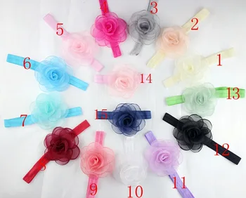 Free shipping, 20 pcs/lot , 3.15" inch Sheer Organza Rose Flower Baby Girl Headband, Organza Flower Headwear, You Choose Colors
Free shipping, 20 pcs/lot , 3.15" inch Sheer Organza Rose Flower Baby Girl Headband, Organza Flower Headwear, You Choose Colors