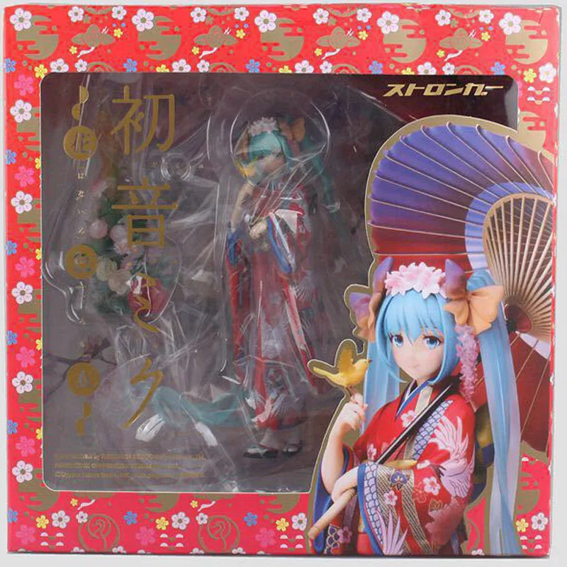 GZTZMY Hatsune Miku kimono PVC sexy girl Japanese anime Action Figures toys Anime figure Toys children Christmas For Kids Gifts