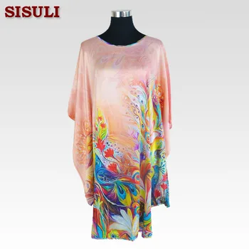 Silk Pajama Dress 100% Pure Silk Women Dresses Floral Printed Pattern Plus Size Organic Fabric Summer Dress 2016 Bronze
Silk Pajama Dress 100% Pure Silk Women Dresses Floral Printed Pattern Plus Size Organic Fabric Summer Dress 2016 Bronze