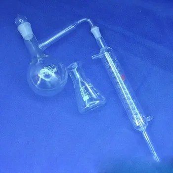 250ml Distiling Apparatus with ground glass joints,Glass distillation unit,distillation flask+graham condenser+conical flask
250ml Distiling Apparatus with ground glass joints,Glass distillation unit,distillation flask+graham condenser+conical flask