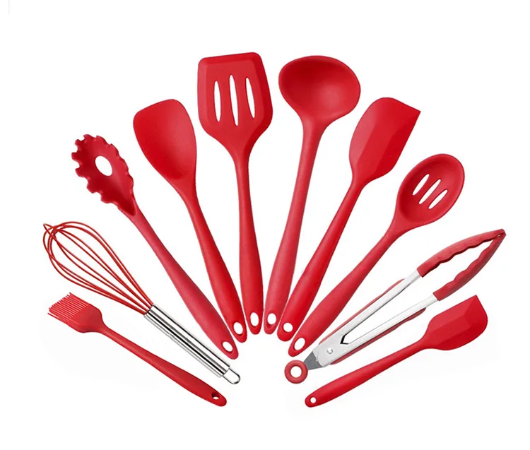 10pcs Cooking Tool Sets Non-Stick Kitchenware Nonstick Cooking Spatulas - Silicone & Stainless Steel Kit - For Pots & Pan
10pcs Cooking Tool Sets Non-Stick Kitchenware Nonstick Cooking Spatulas - Silicone & Stainless Steel Kit - For Pots & Pan