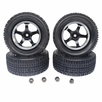 4PCS 76mm RC Rally Racing Tires & Aluminum Wheel Rims Set 5 Spokes Foam Inserts 12mm Hex Hub With M4 Locknut For 1/10 Model Car
4PCS 76mm RC Rally Racing Tires & Aluminum Wheel Rims Set 5 Spokes Foam Inserts 12mm Hex Hub With M4 Locknut For 1/10 Model Car