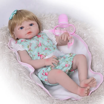 57cm full vinyl silicone reborn baby doll gifts for child real newborn baby doll bebes reborn corpo de silicone inteiro
57cm full vinyl silicone reborn baby doll gifts for child real newborn baby doll bebes reborn corpo de silicone inteiro