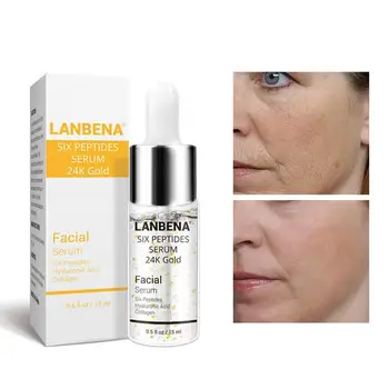 24k45ml Gold Six Peptide Anti-wrinkle Firming Vitamin C Anti Aging Wrinkle Moisturizing Whitening Skin Care Tool
24k45ml Gold Six Peptide Anti-wrinkle Firming Vitamin C Anti Aging Wrinkle Moisturizing Whitening Skin Care Tool