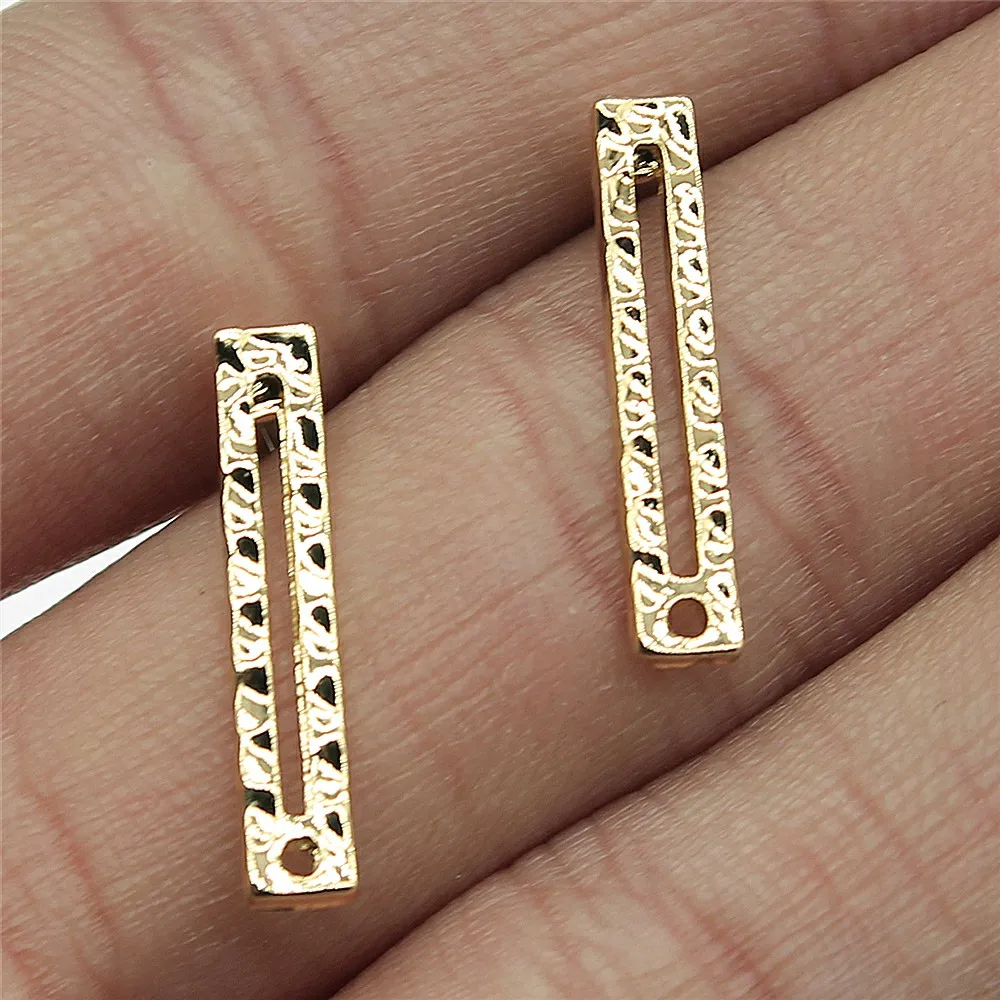 KC Gold Color Zinc Alloy Material 4x20mm Strip Ear Hooks Earring Wires Handmade Women Earrings Findings 10/pcs
KC Gold Color Zinc Alloy Material 4x20mm Strip Ear Hooks Earring Wires Handmade Women Earrings Findings 10/pcs