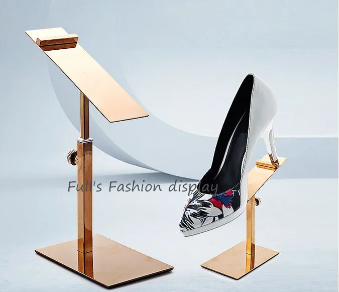 10pcs High quality Mirro rose gold Stainless Steel Shoe tree display rack holder adjustable high heel Shoe display stand
10pcs High quality Mirro rose gold Stainless Steel Shoe tree display rack holder adjustable high heel Shoe display stand