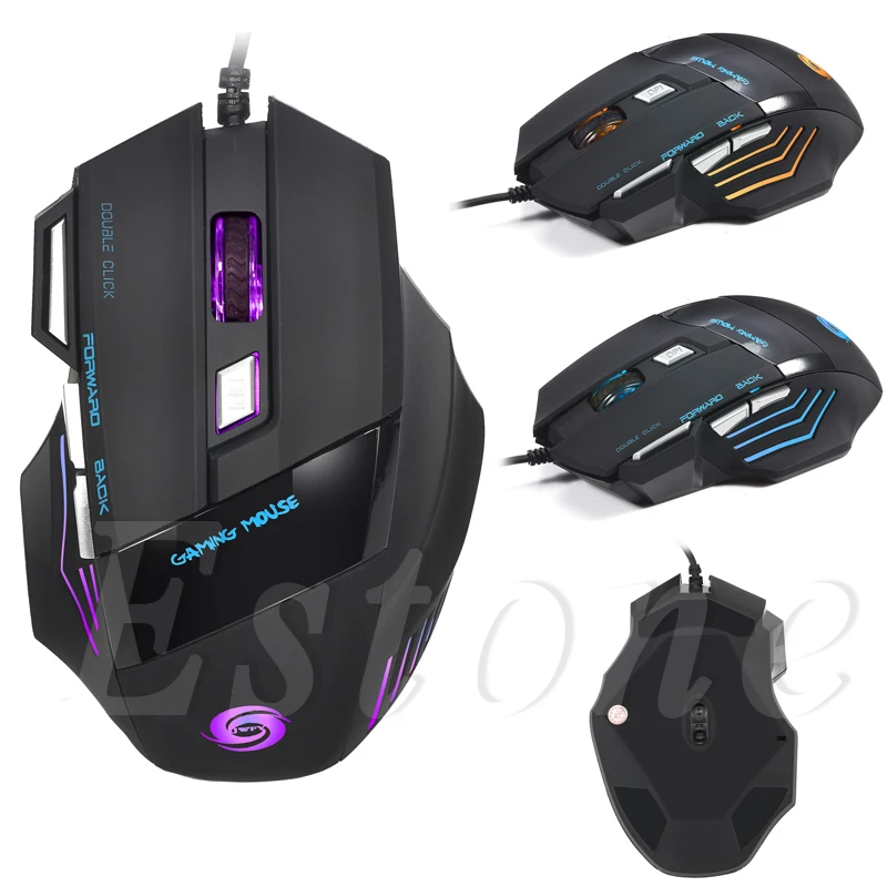 Computer Accessories New 5500 DPI 7 Buttons LED USB Optical Wired Gaming Mouse For Pro Gamer Hot dropshipping
Computer Accessories New 5500 DPI 7 Buttons LED USB Optical Wired Gaming Mouse For Pro Gamer Hot dropshipping