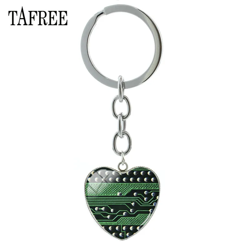 TAFREE 2018 Hot Heart Shape Computer Circuit Board Picture Pendant Keychain & Keyrings Man Women Bag Key Pendant Gift QF08
TAFREE 2018 Hot Heart Shape Computer Circuit Board Picture Pendant Keychain & Keyrings Man Women Bag Key Pendant Gift QF08