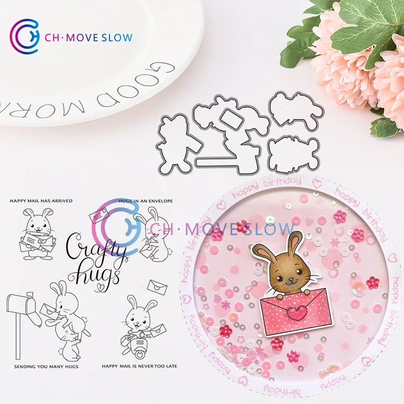 CH Bunny mailbox Stencils die and stamps for DIY Scrapbooking/photo Album stamps Decorative Embossing DIY Cards
CH Bunny mailbox Stencils die and stamps for DIY Scrapbooking/photo Album stamps Decorative Embossing DIY Cards