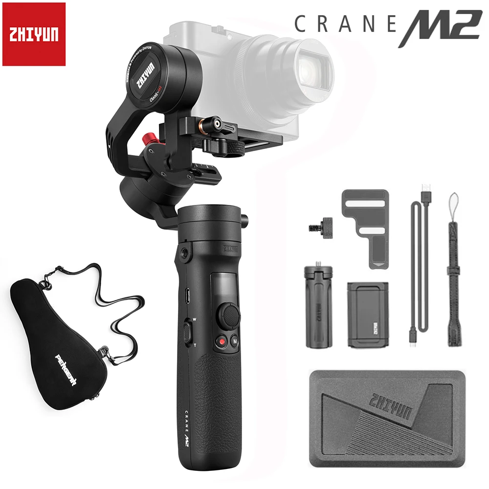 Zhiyun Crane M2 3-Axis Handheld Gimbals for Smartphones Mirrorless Camera Action Compact Cameras Stabilizer PK Feiyutech G6 Plus
Zhiyun Crane M2 3-Axis Handheld Gimbals for Smartphones Mirrorless Camera Action Compact Cameras Stabilizer PK Feiyutech G6 Plus
