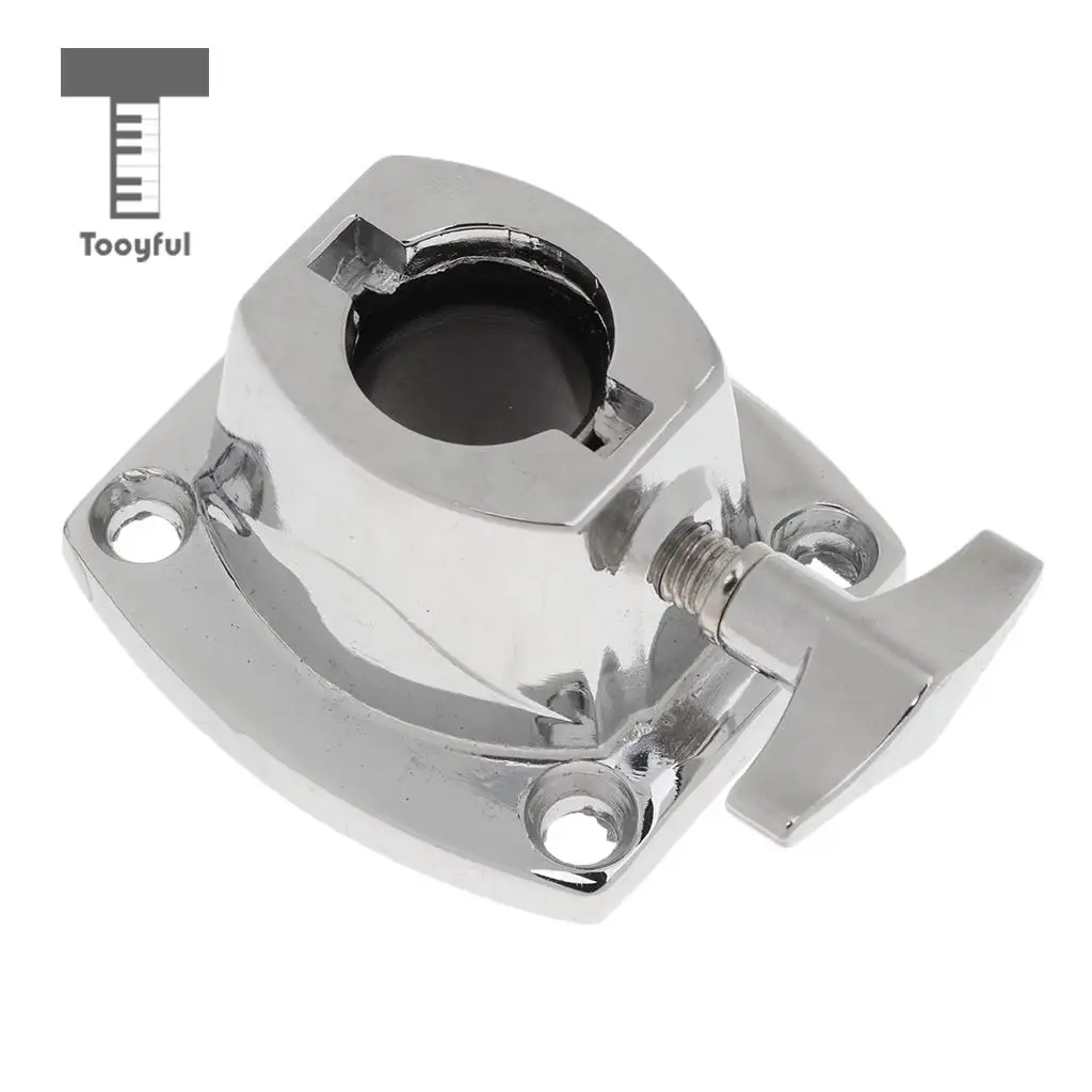 Tooyful Drum Holder Base Plate Drum Rack Clamp Drum Tom Mount Bracket for Drummer