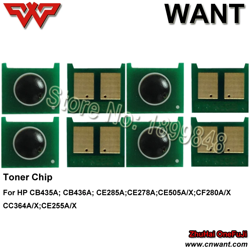 Чип для картриджа с тонером 505A CE505A 505 05A чип HP LaserJet P2035 // P2050/P2055 принтера прямые