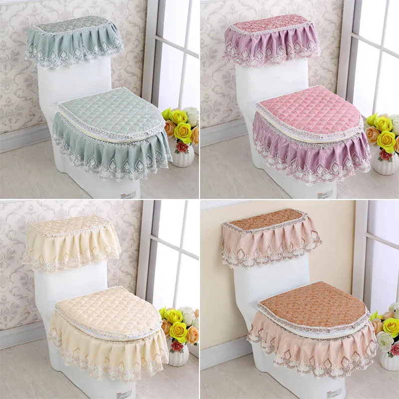 3pcs Set Toilet Seat Cover Lace Zipper Dustproof Overcoat WC Durable Decoration Mats HUG-Deals
3pcs Set Toilet Seat Cover Lace Zipper Dustproof Overcoat WC Durable Decoration Mats HUG-Deals