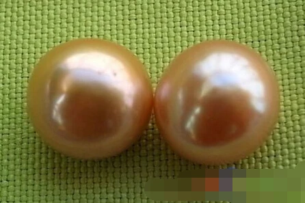 hot sell new - free shipping 12763 ROUND PINK FRESHWATER PEARL EARRING STUD