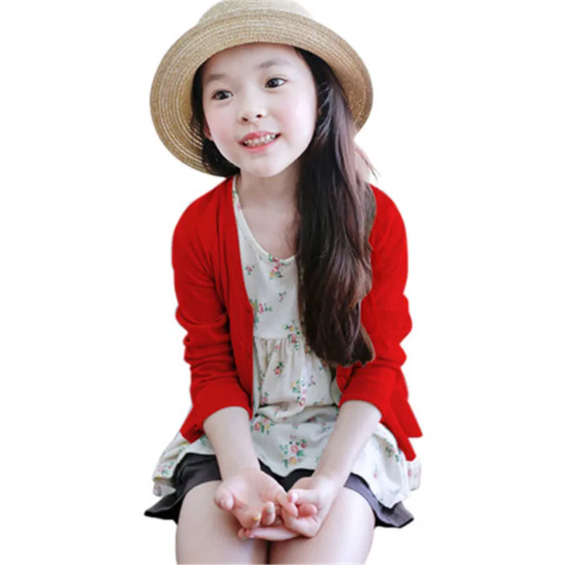 2018 Girls Cardigan Sweaters Spring Summer Solid Color Cotton Baby Girl Sweater Kids Knitted Clothing Cardigan Coats AA1687
2018 Girls Cardigan Sweaters Spring Summer Solid Color Cotton Baby Girl Sweater Kids Knitted Clothing Cardigan Coats AA1687