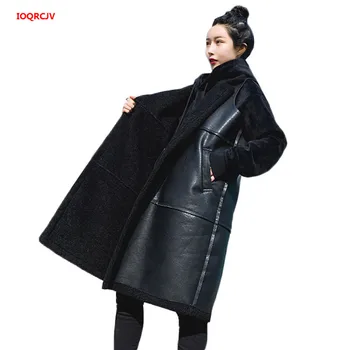 Winter Warm Waistcoats Female Long Vest Female Black Sleeveless PU Leather Jacket Velvet Women's Vests Outerwear Spring Coats
Winter Warm Waistcoats Female Long Vest Female Black Sleeveless PU Leather Jacket Velvet Women's Vests Outerwear Spring Coats