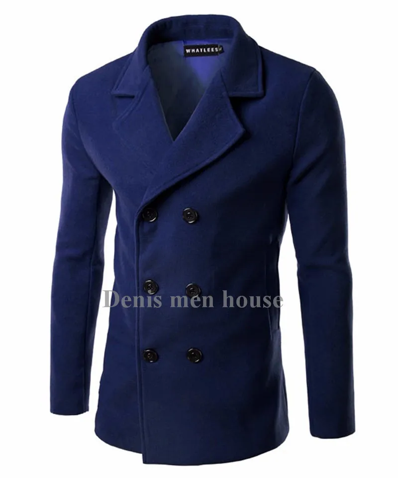 Custom made 2016 Wool Turn-down Collar Coat Mens Double Breasted Woolen Pockets Overcoat
Custom made 2016 Wool Turn-down Collar Coat Mens Double Breasted Woolen Pockets Overcoat