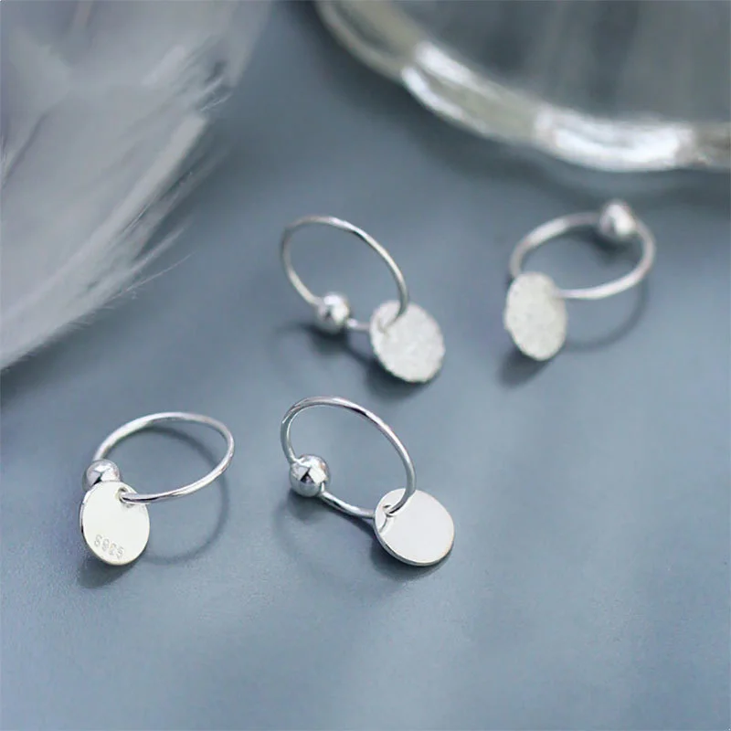 925 Sterling Silver Round Dangle Drop Earrings For Women Korean Exquisite Female Mini Fashion Matte Earrings Ladies S925 Jewelry
925 Sterling Silver Round Dangle Drop Earrings For Women Korean Exquisite Female Mini Fashion Matte Earrings Ladies S925 Jewelry