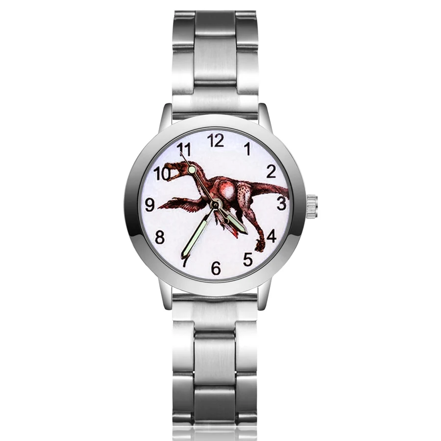 Cute Cartoon dinosaur style Children's Watches Kids Student Girls boys Quartz Metal steel Wrist Watch JA45
Cute Cartoon dinosaur style Children's Watches Kids Student Girls boys Quartz Metal steel Wrist Watch JA45