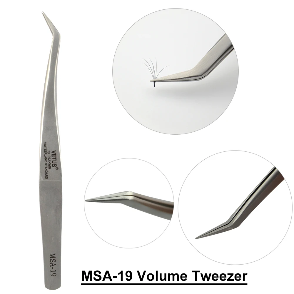 Best Quality VETUS Volume Lash Tweezer and Dolphin Tweezers for Eyelash Extension Tools MSA-18 MSA-19
Best Quality VETUS Volume Lash Tweezer and Dolphin Tweezers for Eyelash Extension Tools MSA-18 MSA-19