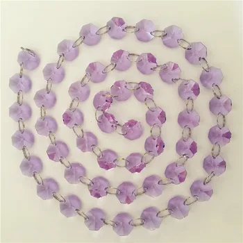 Lilac Beautiful Glass Crystal Chandelier Beads Chain 5 meters Crystal Garland For Party Shop Hot Sales
Lilac Beautiful Glass Crystal Chandelier Beads Chain 5 meters Crystal Garland For Party Shop Hot Sales