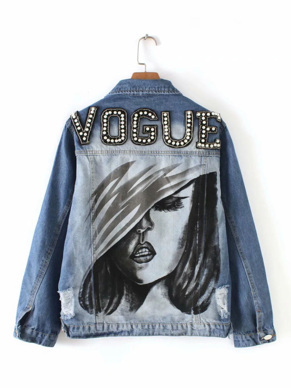 New 2019 Spring Autumn Casual Denim Jacket Coat Women's New Korean Style Beauty Jewelry Jeans Jacket Student Long Sleeve Coats
New 2019 Spring Autumn Casual Denim Jacket Coat Women's New Korean Style Beauty Jewelry Jeans Jacket Student Long Sleeve Coats