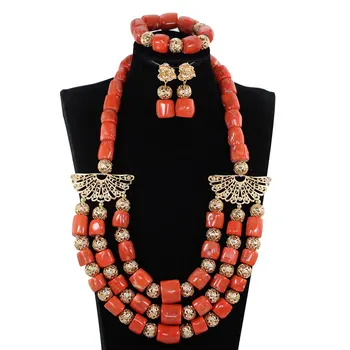 Fantastic Wedding Bib Nigerian Coral Beads Jewelry Set Original Real Coral Bead for Brides African Women Jewelry Set CNR395
Fantastic Wedding Bib Nigerian Coral Beads Jewelry Set Original Real Coral Bead for Brides African Women Jewelry Set CNR395